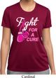 Ladies Shirt Fight For a Cure Moisture Wicking Tee T-Shirt