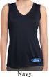 Ladies Shirt Ford Oval Bottom Print Sleeveless Moisture Wicking Tee