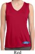 Ladies Shirt Ford Oval Bottom Print Sleeveless Moisture Wicking Tee