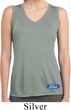 Ladies Shirt Ford Oval Bottom Print Sleeveless Moisture Wicking Tee