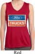 Ladies Shirt Ford Trucks Logo Sleeveless Moisture Wicking Tee T-Shirt