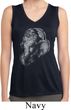 Ladies Shirt Ganesha Profile Sleeveless Moisture Wicking Tee T-Shirt