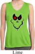 Ladies Shirt Ghost Face Sleeveless Moisture Wicking Tee T-Shirt