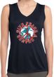 Ladies Shirt Give Peace a Chance Sleeveless Moisture Wicking Tee