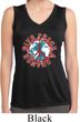 Ladies Shirt Give Peace a Chance Sleeveless Moisture Wicking Tee