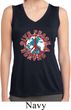 Ladies Shirt Give Peace a Chance Sleeveless Moisture Wicking Tee