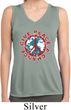 Ladies Shirt Give Peace a Chance Sleeveless Moisture Wicking Tee