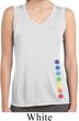Ladies Shirt Glowing Chakras Bottom Print Sleeveless Dry Wicking Tee