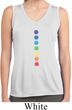 Ladies Shirt Glowing Chakras Sleeveless Moisture Wicking Tee T-Shirt