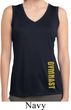 Ladies Shirt Gold Shimmer Gymnast Bottom Print Sleeveless Dry Wicking