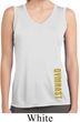 Ladies Shirt Gold Shimmer Gymnast Bottom Print Sleeveless Dry Wicking