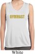 Ladies Shirt Gold Shimmer Gymnast Sleeveless Moisture Wicking Tee