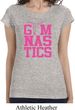 Ladies Shirt Gymnastics Text Longer Length Tee T-Shirt