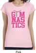 Ladies Shirt Gymnastics Text Longer Length Tee T-Shirt