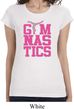 Ladies Shirt Gymnastics Text Longer Length Tee T-Shirt