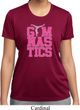 Ladies Shirt Gymnastics Text Moisture Wicking Tee T-Shirt