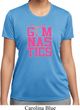 Ladies Shirt Gymnastics Text Moisture Wicking Tee T-Shirt