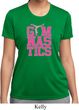 Ladies Shirt Gymnastics Text Moisture Wicking Tee T-Shirt