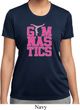 Ladies Shirt Gymnastics Text Moisture Wicking Tee T-Shirt