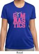 Ladies Shirt Gymnastics Text Moisture Wicking Tee T-Shirt