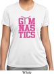 Ladies Shirt Gymnastics Text Moisture Wicking Tee T-Shirt