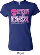 Ladies Shirt Halloween Scary Breast Cancer Deadly Crewneck Tee T-Shirt