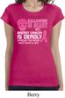 Ladies Shirt Halloween Scary Breast Cancer Deadly Longer Length Tee