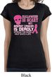 Ladies Shirt Halloween Scary Breast Cancer Deadly Longer Length Tee