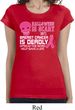Ladies Shirt Halloween Scary Breast Cancer Deadly Longer Length Tee