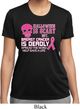 Ladies Shirt Halloween Scary Breast Cancer Deadly Moisture Wicking Tee