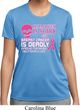 Ladies Shirt Halloween Scary Breast Cancer Deadly Moisture Wicking Tee