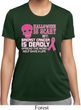 Ladies Shirt Halloween Scary Breast Cancer Deadly Moisture Wicking Tee