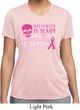 Ladies Shirt Halloween Scary Breast Cancer Deadly Moisture Wicking Tee