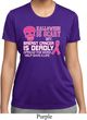 Ladies Shirt Halloween Scary Breast Cancer Deadly Moisture Wicking Tee