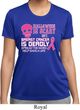 Ladies Shirt Halloween Scary Breast Cancer Deadly Moisture Wicking Tee