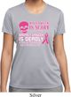 Ladies Shirt Halloween Scary Breast Cancer Deadly Moisture Wicking Tee