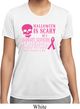Ladies Shirt Halloween Scary Breast Cancer Deadly Moisture Wicking Tee
