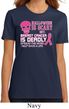 Ladies Shirt Halloween Scary Breast Cancer Deadly Organic Tee T-Shirt