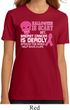 Ladies Shirt Halloween Scary Breast Cancer Deadly Organic Tee T-Shirt