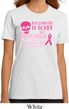Ladies Shirt Halloween Scary Breast Cancer Deadly Organic Tee T-Shirt