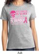 Ladies Shirt Halloween Scary Breast Cancer Deadly Tee T-Shirt
