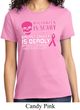 Ladies Shirt Halloween Scary Breast Cancer Deadly Tee T-Shirt