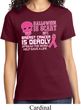 Ladies Shirt Halloween Scary Breast Cancer Deadly Tee T-Shirt
