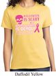 Ladies Shirt Halloween Scary Breast Cancer Deadly Tee T-Shirt