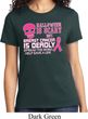 Ladies Shirt Halloween Scary Breast Cancer Deadly Tee T-Shirt