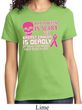 Ladies Shirt Halloween Scary Breast Cancer Deadly Tee T-Shirt
