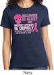 Ladies Shirt Halloween Scary Breast Cancer Deadly Tee T-Shirt
