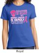 Ladies Shirt Halloween Scary Breast Cancer Deadly Tee T-Shirt