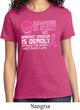 Ladies Shirt Halloween Scary Breast Cancer Deadly Tee T-Shirt