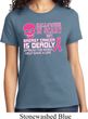 Ladies Shirt Halloween Scary Breast Cancer Deadly Tee T-Shirt